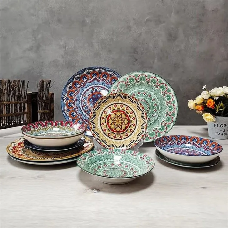 Veleprodaja po meri oblikovanih cvetličnih keramičnih nalepk